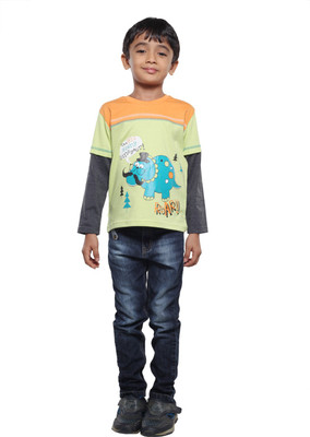 40% OFF on Karrot by Shoppers Stop Printed Boy's Round Neck T-Shirt