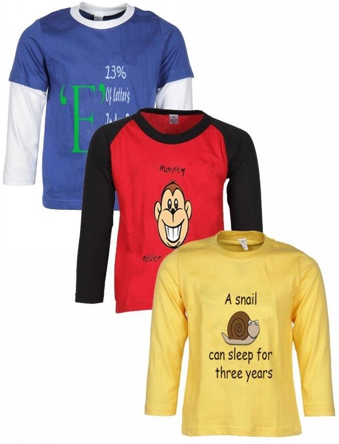 69% OFF on Gkidz Printed Boy's Round Neck T-Shirt