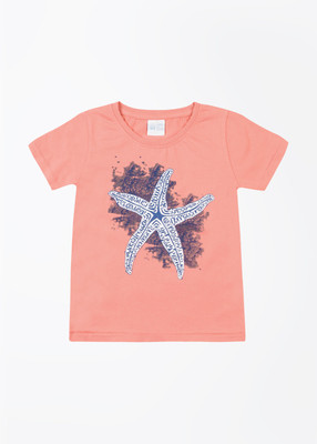 49% OFF on FS Mini Klub Printed Round Neck T-Shirt