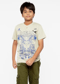 50% OFF on Do U Speak Green Printed Boy's Henley T-Shirt
