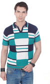 Stride Checkered Men's Polo T-Shirt