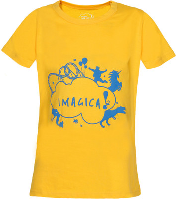 12% OFF on Imagica Animal Print, Printed Boy's Round Neck T-Shirt