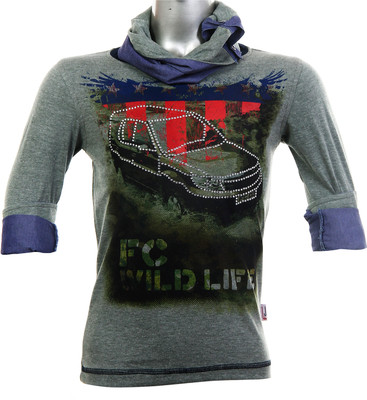 20% OFF on Fingerchips Graphic Print Boy's Henley T-Shirt