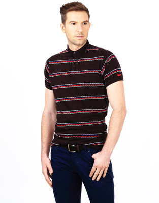 Basics Striped Men's Polo T-Shirt Basics Striped Men's Polo T-Shirt