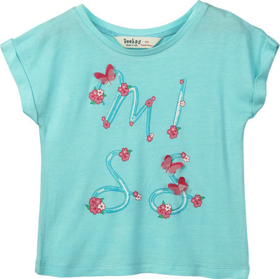 Beebay Printed Girl's Round Neck T-Shirt