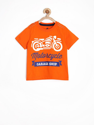 50% OFF on Yellow Kite Printed Boy's Round Neck T-Shirt