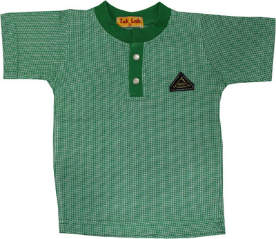 80% OFF on Tick Lish Striped Boy's Round Neck T-Shirt