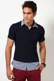 55% OFF on Riverstone Solid Men's Polo T-Shirt