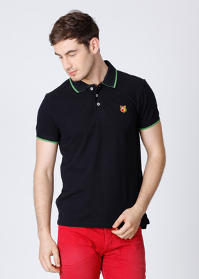 15% OFF on Anteedote Solid Men's Polo T-Shirt