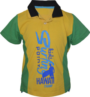 50% OFF on Cool Quotient Graphic Print Boy's Polo Neck T-Shirt 50% OFF on Cool Quotient Graphic Print Boy's Polo Neck T-Shirt