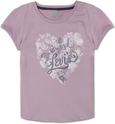 34% OFF on Levis Kids Printed Girl's Round Neck T-Shirt 34% OFF on Levis Kids Printed Girl's Round Neck T-Shirt