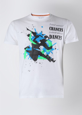 60% OFF on Riot Printed Men's Round Neck T-Shirt 60% OFF on Riot Printed Men's Round Neck T-Shirt