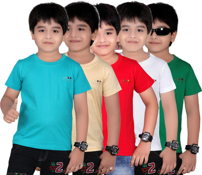 46% OFF on Dongli Solid Boy's Round Neck T-Shirt 46% OFF on Dongli Solid Boy's Round Neck T-Shirt