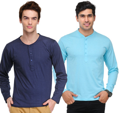 66% OFF on TSX Solid Men's Henley T-Shirt 66% OFF on TSX Solid Men's Henley T-Shirt