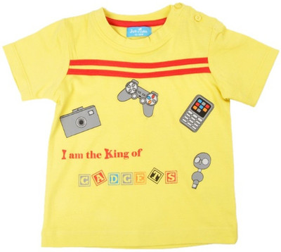 16% OFF on JusCubs Printed Boy's Round Neck T-Shirt
