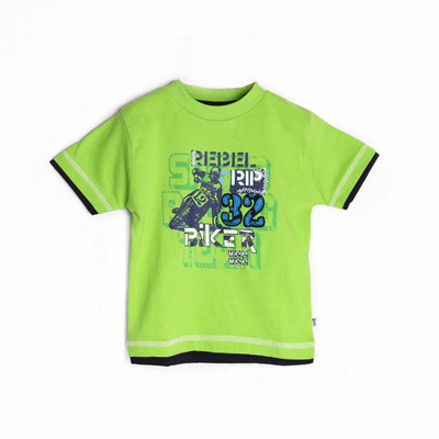 Mee Mee Graphic Print Boy's Round Neck T-Shirt
