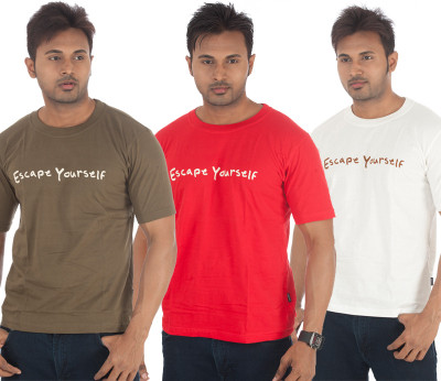 66% OFF on TSG Escape Printed Men's Round Neck T-Shirt Pack of 3 66% OFF on TSG Escape Printed Men's Round Neck T-Shirt Pack of 3