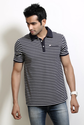 Design Classics Striped Men's Polo T-Shirt Design Classics Striped Men's Polo T-Shirt