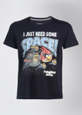 55% OFF on Angry Birds Printed Men's Round Neck T-Shirt