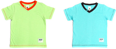 40% OFF on Bio Kid Printed Boy's V-neck T-Shirt