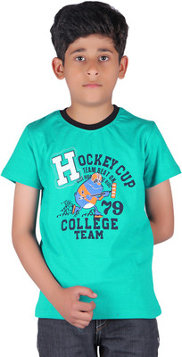 84% OFF on Austin Wood Printed Boy's Round Neck T-Shirt