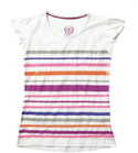 SuperYoung Striped Girl's Round Neck T-Shirt