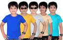76% OFF on Dongli Solid Boy's Round Neck T-Shirt Pack of 5