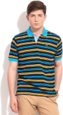 Park Avenue Striped Men's Polo T-Shirt Park Avenue Striped Men's Polo T-Shirt