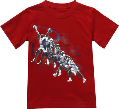 50% OFF on Jordan Kids Graphic Print Boy's Round Neck T-Shirt