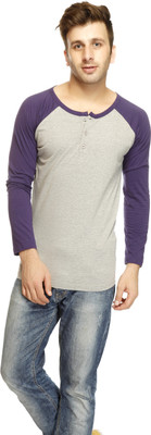 Gritstones Solid Men's Round Neck T-Shirt