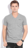 29% OFF on Status Quo Solid Men's V-neck T-Shirt