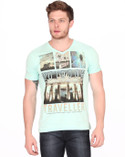 53% OFF on Fritzberg Printed Men's V-neck T-Shirt 53% OFF on Fritzberg Printed Men's V-neck T-Shirt