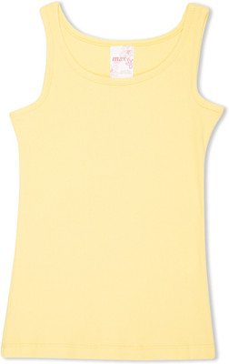 20% OFF on Max Solid Girl's Round Neck T-Shirt