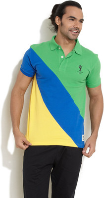 60% OFF on FIFA Solid Men's Polo T-Shirt