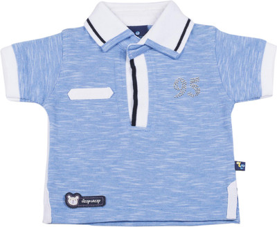 53% OFF on Lizzy Lazzy Solid Baby Boy's V-neck T-Shirt