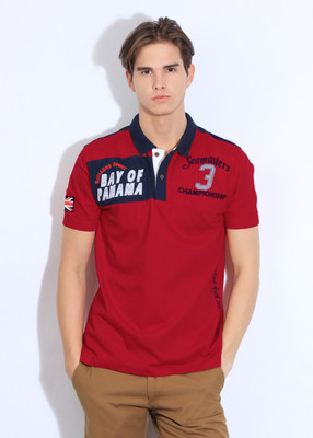 33% OFF on Scullers Printed Men's Polo T-Shirt 33% OFF on Scullers Printed Men's Polo T-Shirt