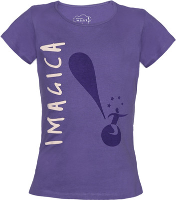Imagica Printed Girl's Round Neck T-Shirt
