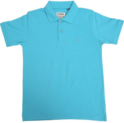 21% OFF on Sportking Solid Boy's Polo Neck T-Shirt