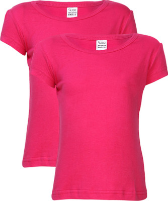 57% OFF on Gkidz Solid Girl's Round Neck T-Shirt 57% OFF on Gkidz Solid Girl's Round Neck T-Shirt