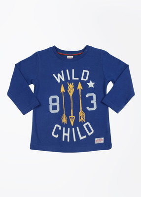 29% OFF on Sturdy Printed Boy's Round Neck T-Shirt