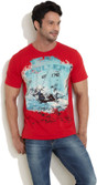 Scullers Printed Men's Round Neck T-Shirt
