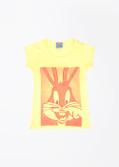 56% OFF on Looney Tunes Printed Girl's Round Neck T-Shirt