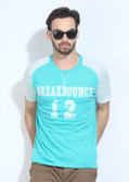 50% OFF on Breakbounce Printed Men's Round Neck T-Shirt