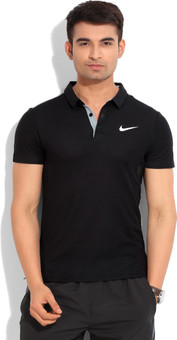 Nike Solid Men's Polo T-Shirt