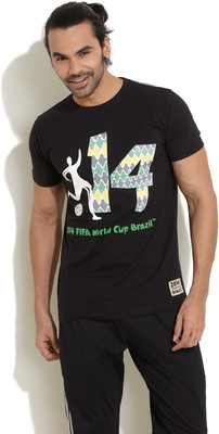 60% OFF on FIFA Printed Men's Round Neck T-Shirt