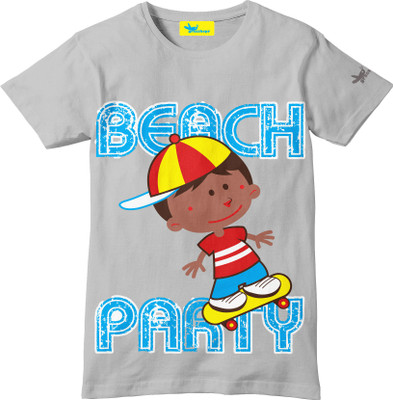 14% OFF on Grasshopr Graphic Print Baby Boy's Round Neck T-Shirt