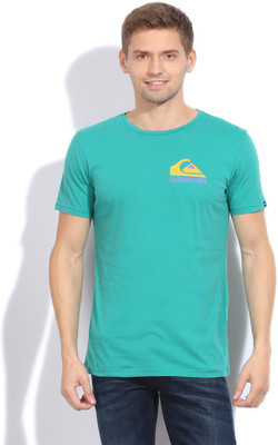 25% OFF on Quiksilver Printed Men's Round Neck T-Shirt