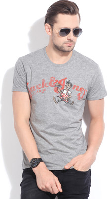 Jack & Jones Printed Men's Round Neck T-Shirt