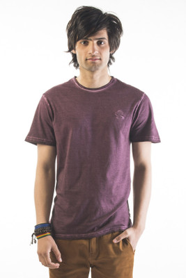 20% OFF on Srota Solid Men's Round Neck T-Shirt