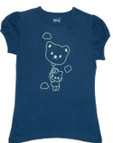 Kanva Printed Girl's Round Neck T-Shirt